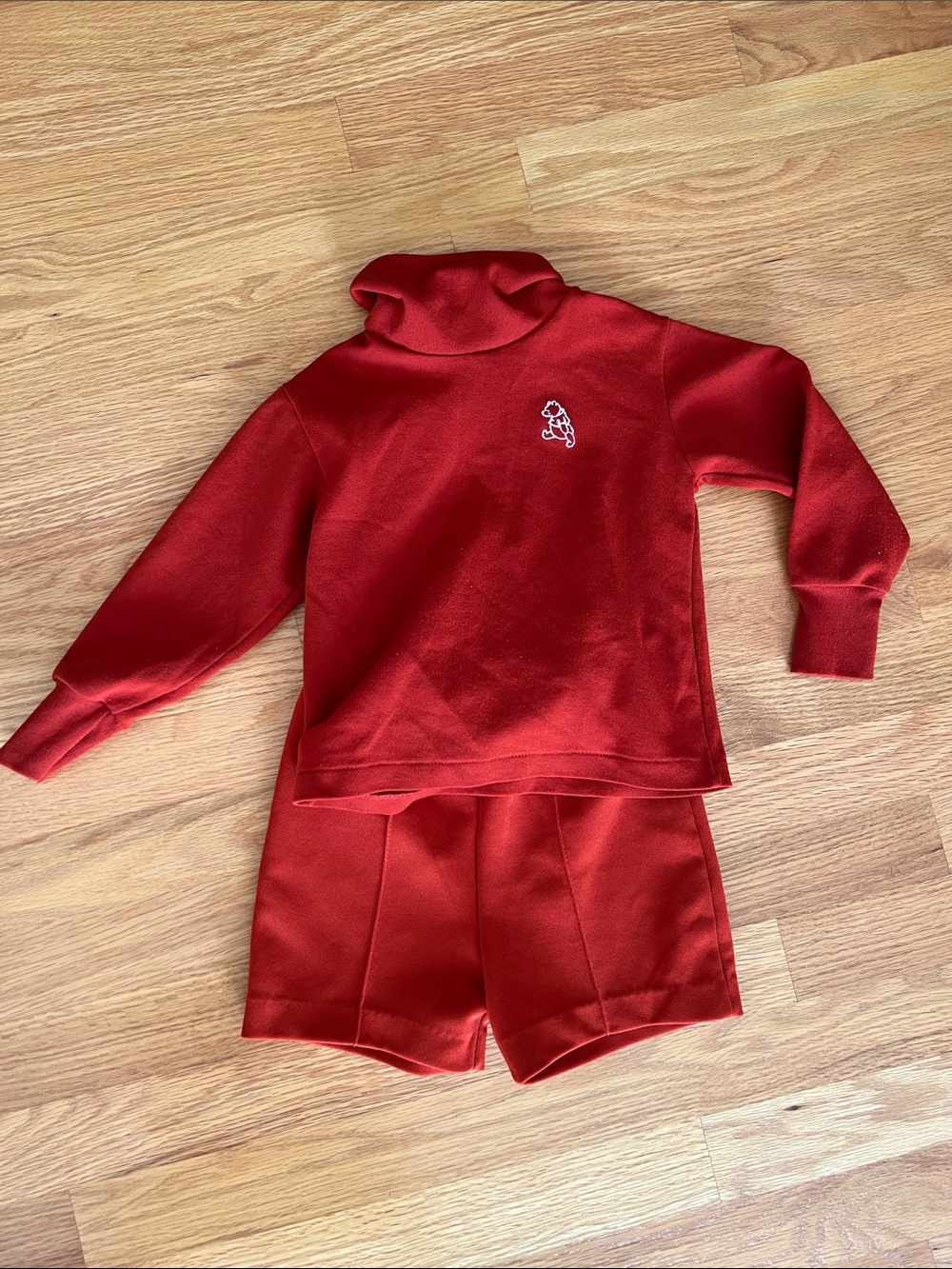 Vintage Winnie the Pooh Red Turtleneck Sweater youth 4-6